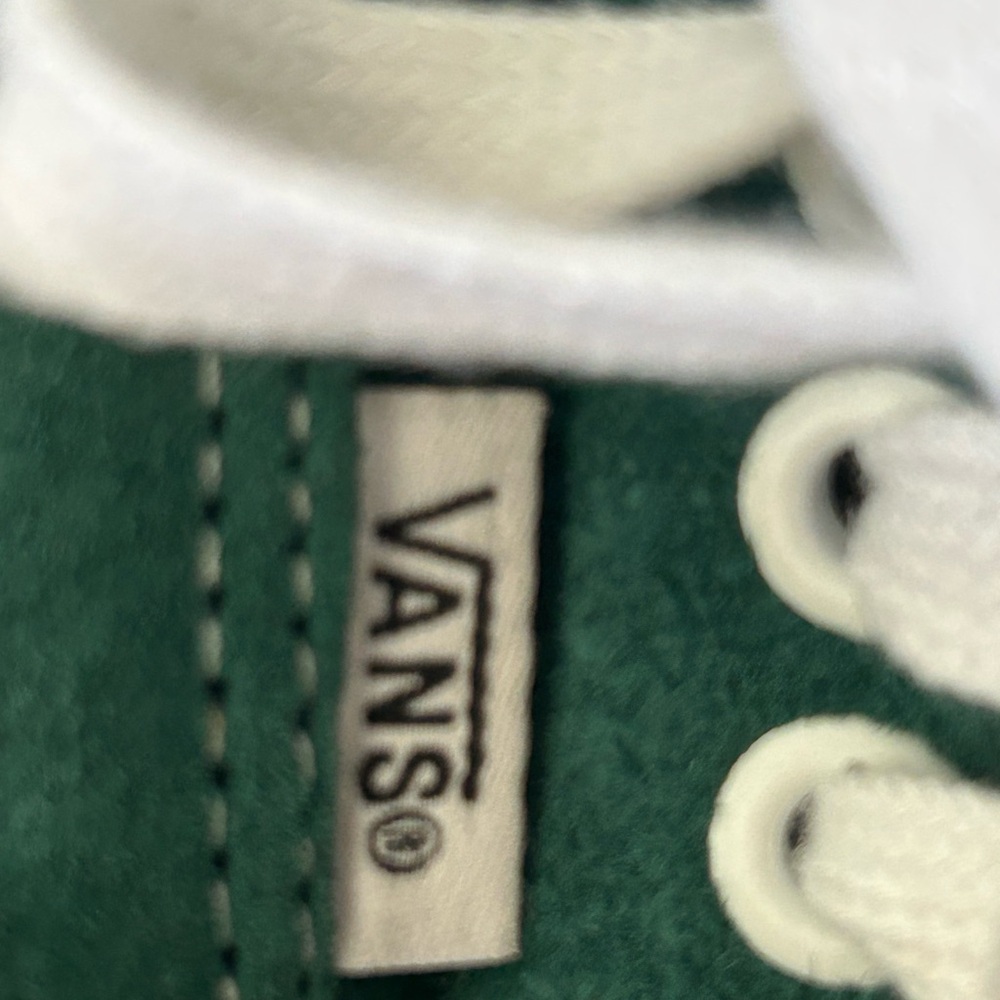 Vans low top green suede sneakers size M8W9.5 VNOA348A204 Heiq Eco dry. Nice! - Picture 14 of 16